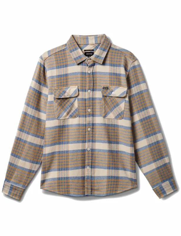 Bowery Flannel Shirt - Whitecap/Sand