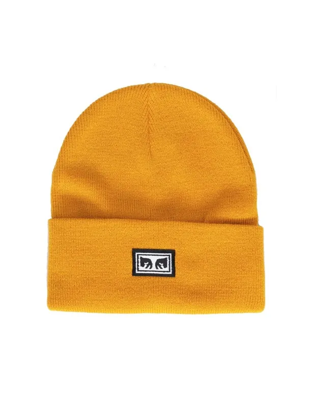 Icon Eyes Beanie Hat - Satin Brass
