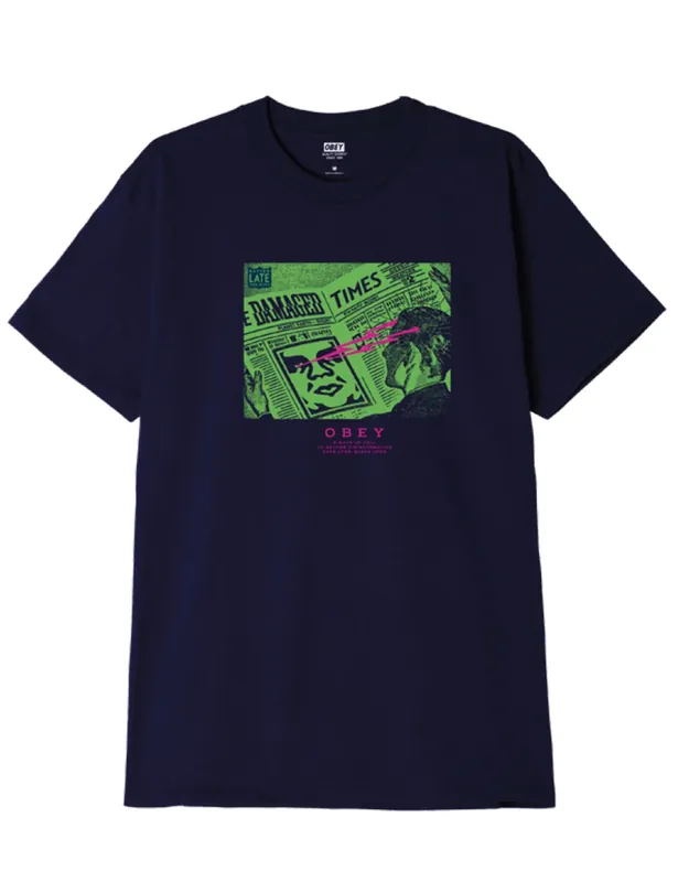 Wake Up Call Classic T-Shirt - Navy