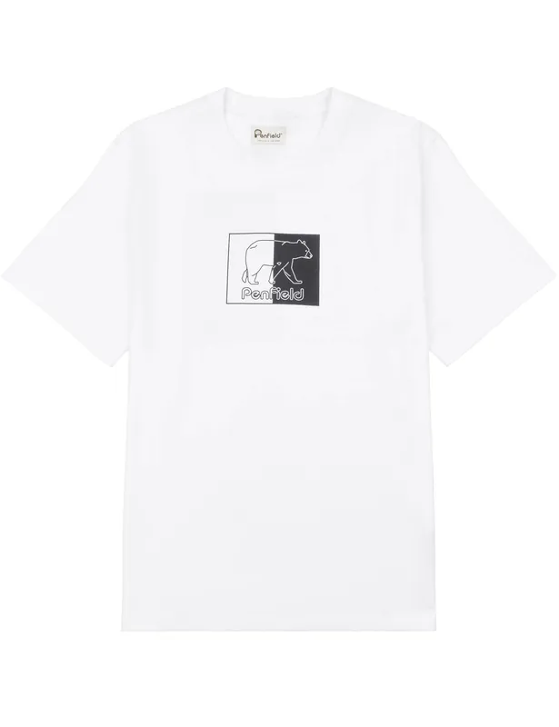 Inverted Bear T-Shirt - Bright White