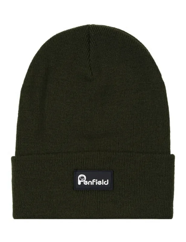 Bear Beanie Hat - Forest Night