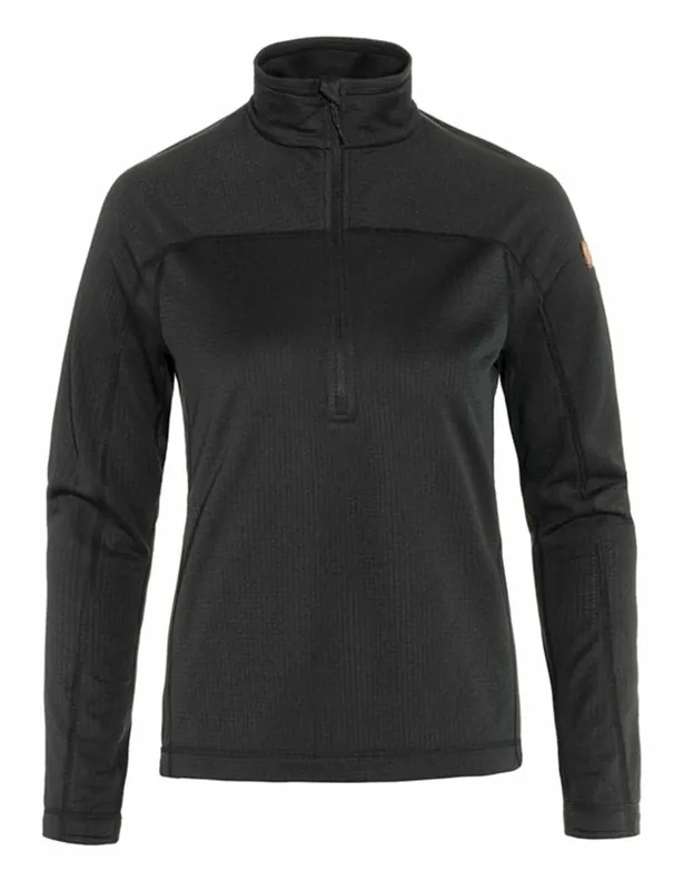Women's Abisko Lite Fleece Half Zip - Black