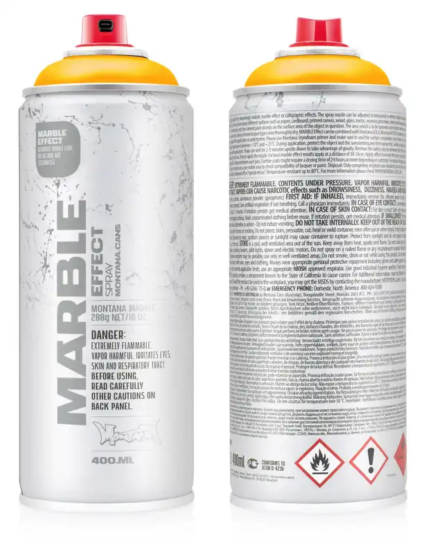 Marble Effect Spray Paint 400ml - Yellow EM1000
