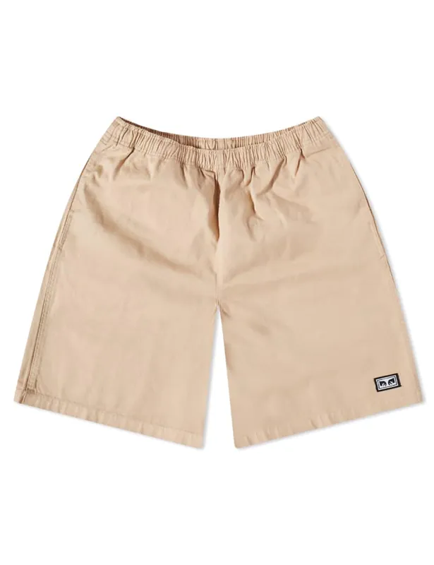 Easy Relaxed Twill Shorts - Irish Cream