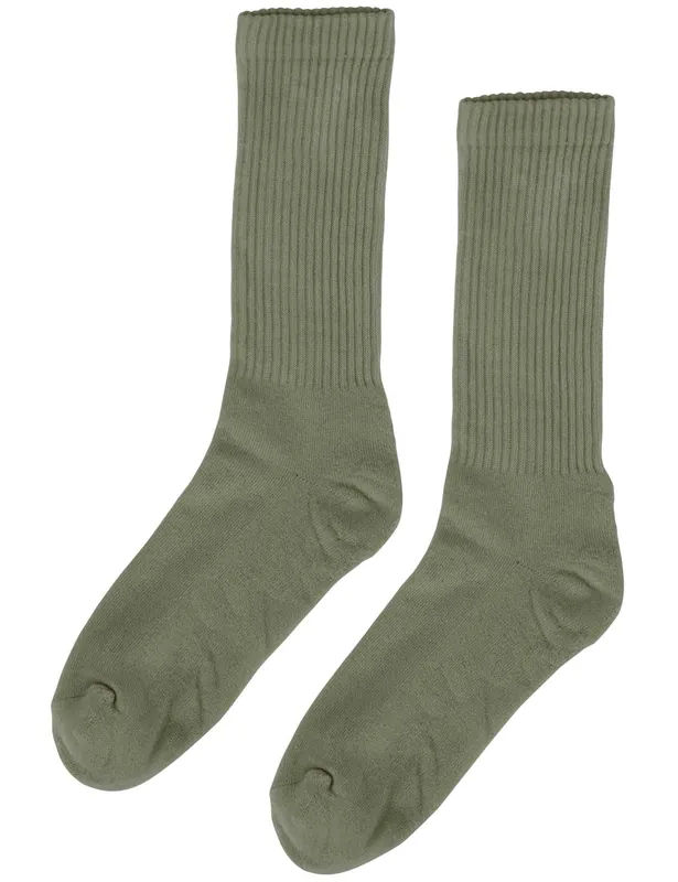 Women's Organic Active Socks - Dusty Olive