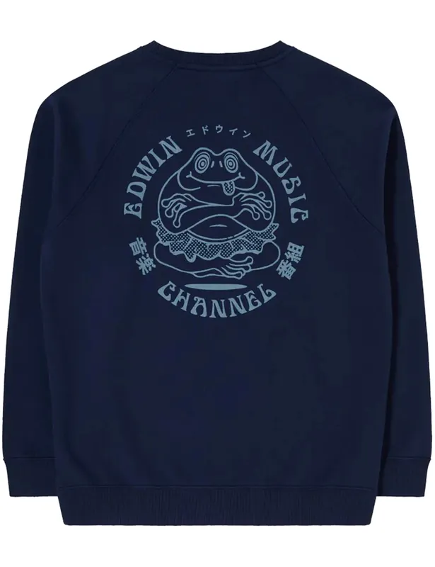 Music Channel Crew Sweat - Maritime Blue