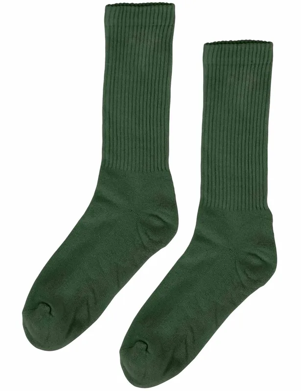 Women's Organic Active Socks - Emerald Green