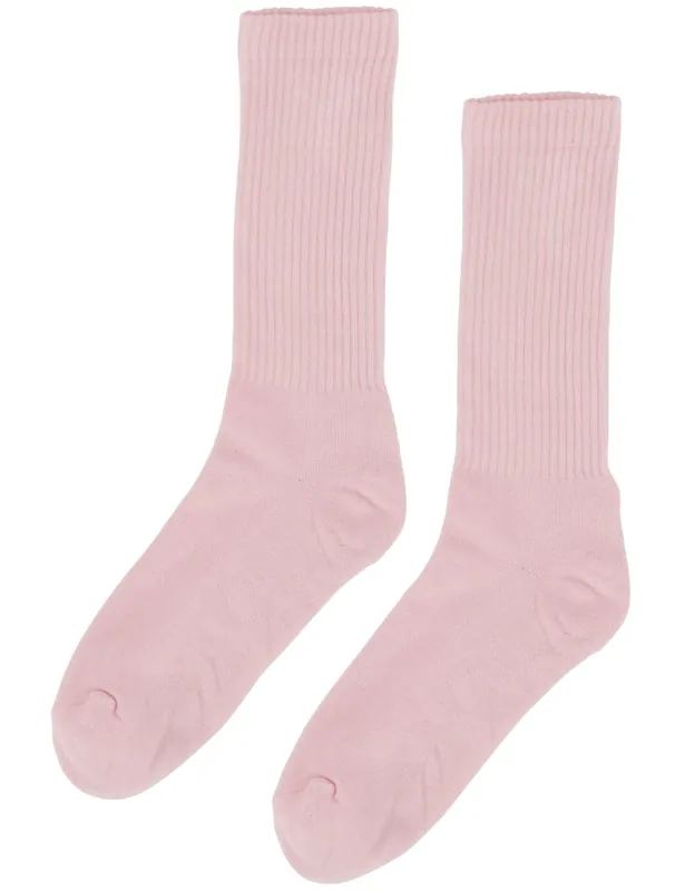 Organic Active Socks - Faded Pink