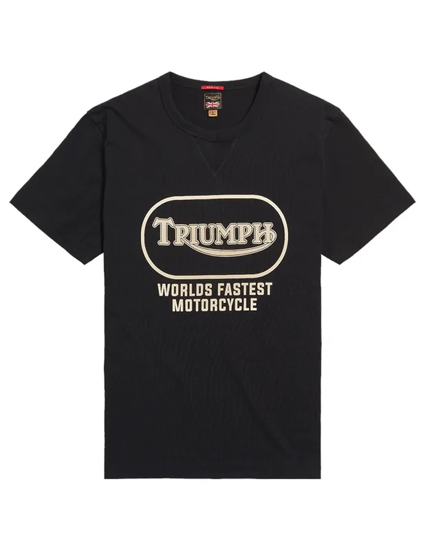 Oval T-Shirt - Black/Bone