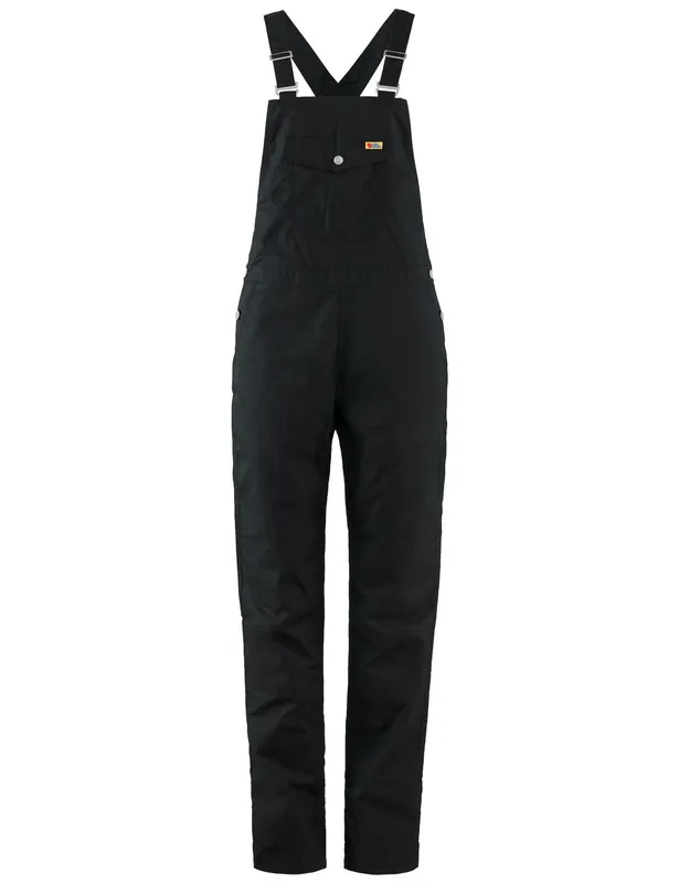 Women's Vardag Dungaree Trousers - Black