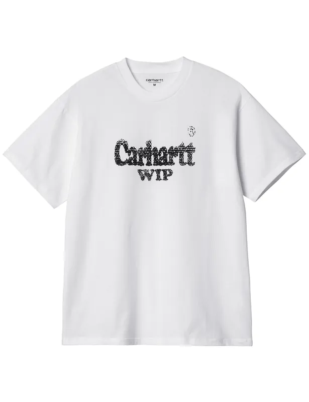 Spree Half Tone T-Shirt - White/Black