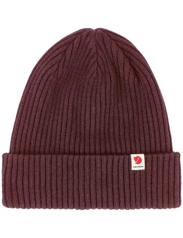 Fjallraven Rib Beanie Hat - Port