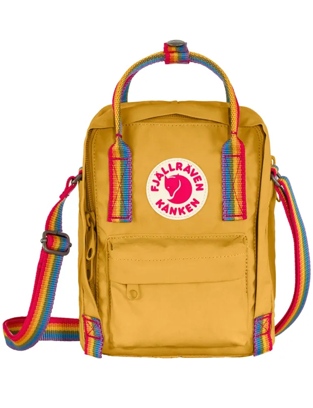 Kanken Rainbow Sling 2.5L Bag - Ochre-Rainbow Pattern