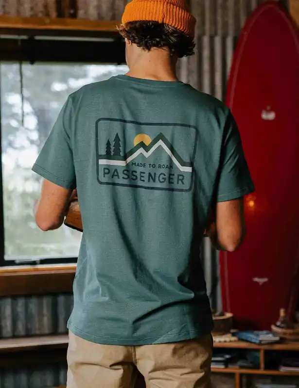 Made To Roam Recycled Cotton T-Shirt - Deep Ocean