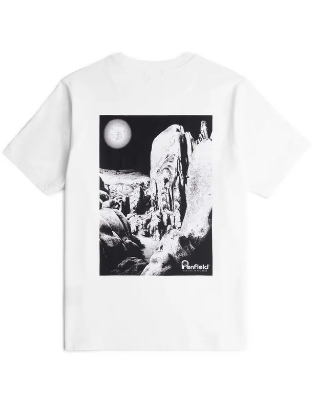 Valley Back Print T-Shirt - White