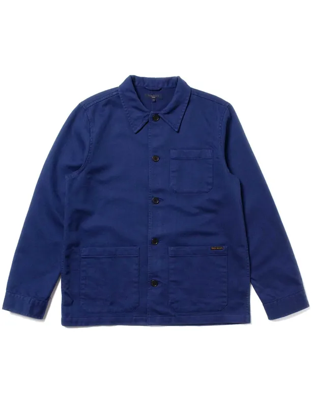 Barney Worker Jacket - Mid Blue
