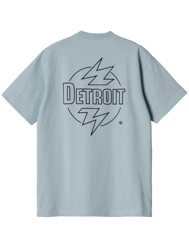 Ablaze T-Shirt - Misty Sky/Black