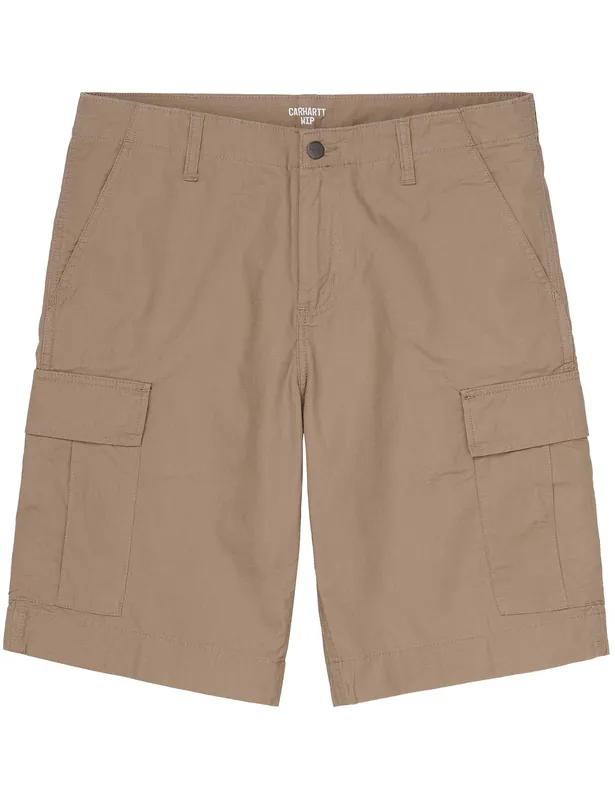 Regular Cargo Shorts - Leather