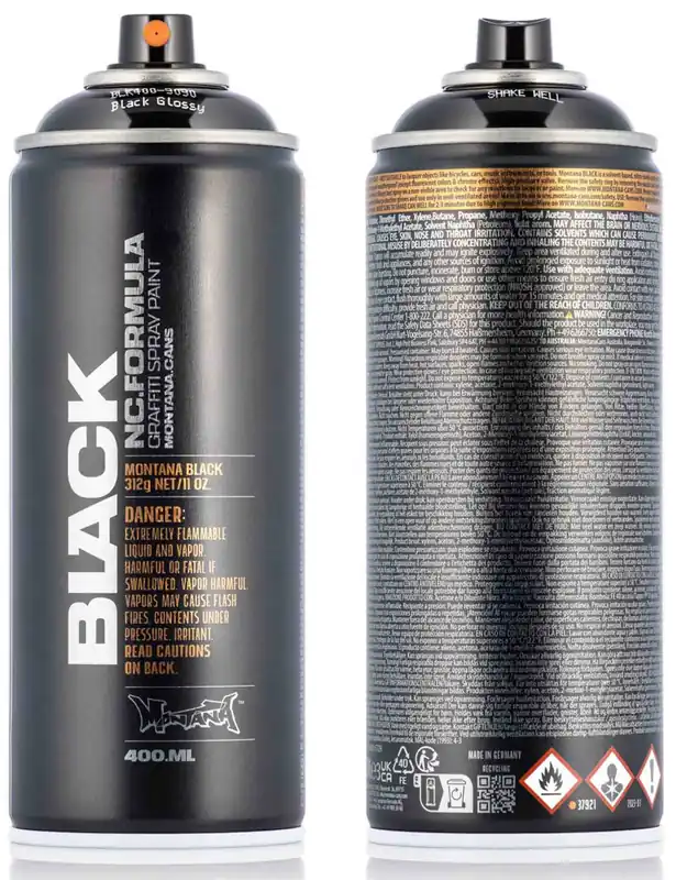 Spray Paint 400ml - Gloss Back BLK9090