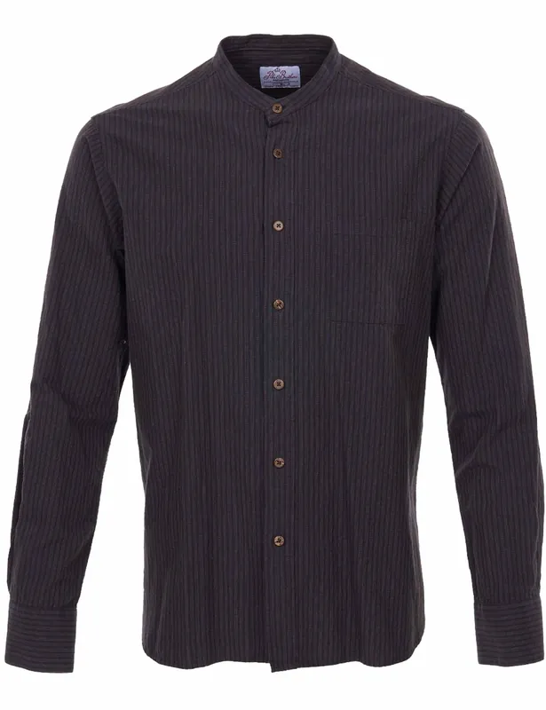 1923 Buccanoy Grandfather Shirt - Hosai Blue