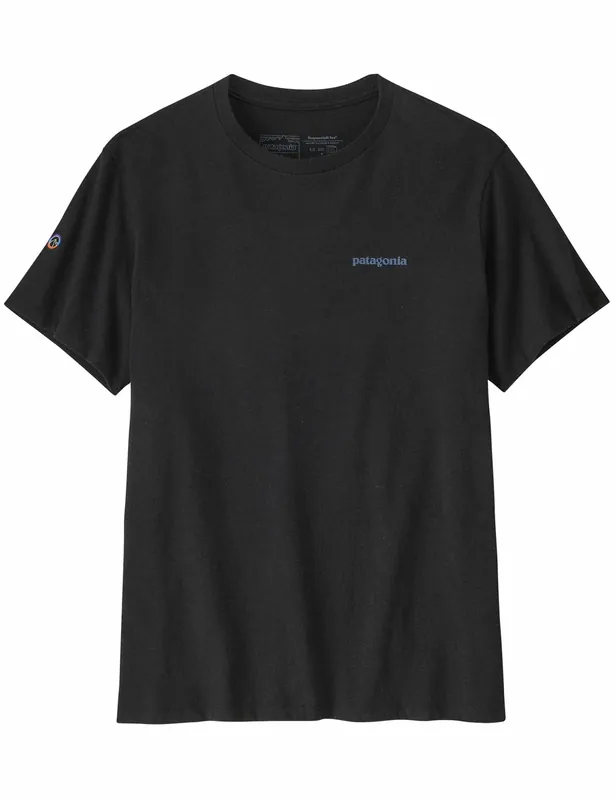 Fitz Roy Icon Responsibli T-Shirt - Ink Black