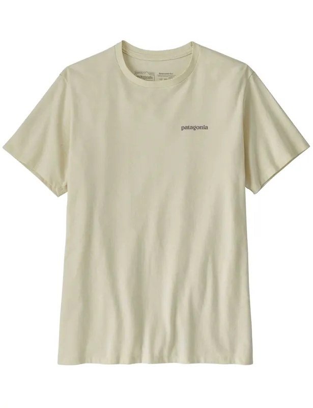 Fitz Roy Icon Responsibli T-Shirt - Birch White