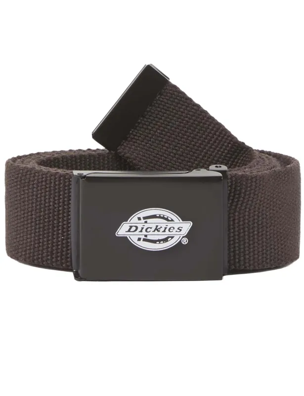 Orcut Canvas Web Belt - Dark Brown