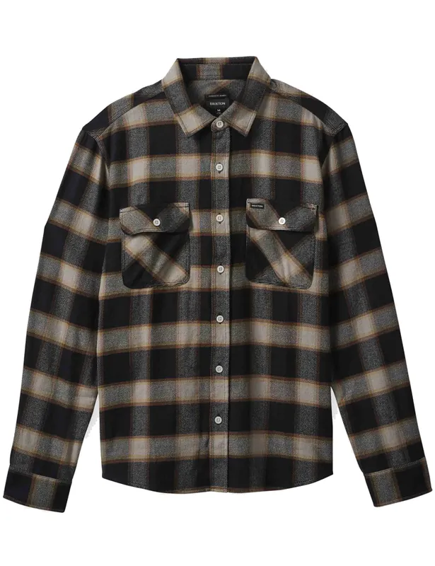 20th Anniversary Bowery Flannel Shirt - Black/Cream