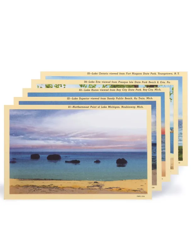 Great Lakes Postcard Set (5 Cards) - Field Notes