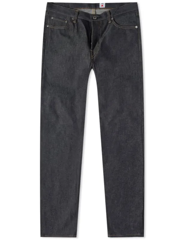 Regular Tapered Rainbow Selvedge Jeans - Blue, Unwashed