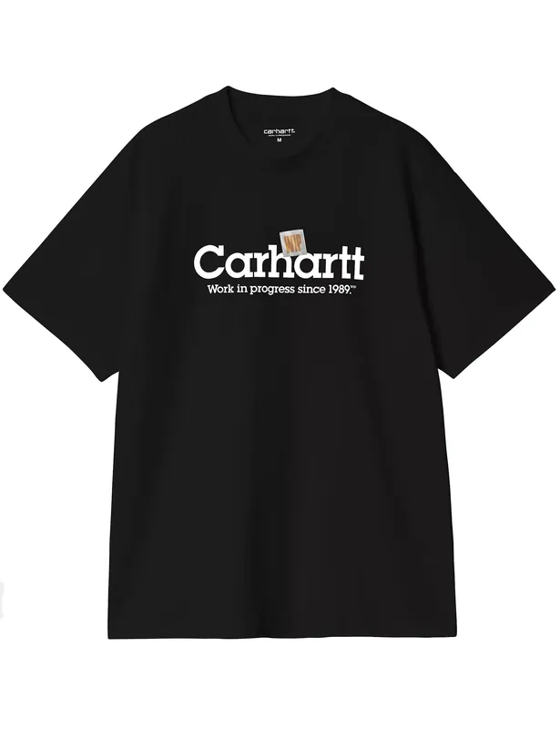 Label Script T-Shirt - Black