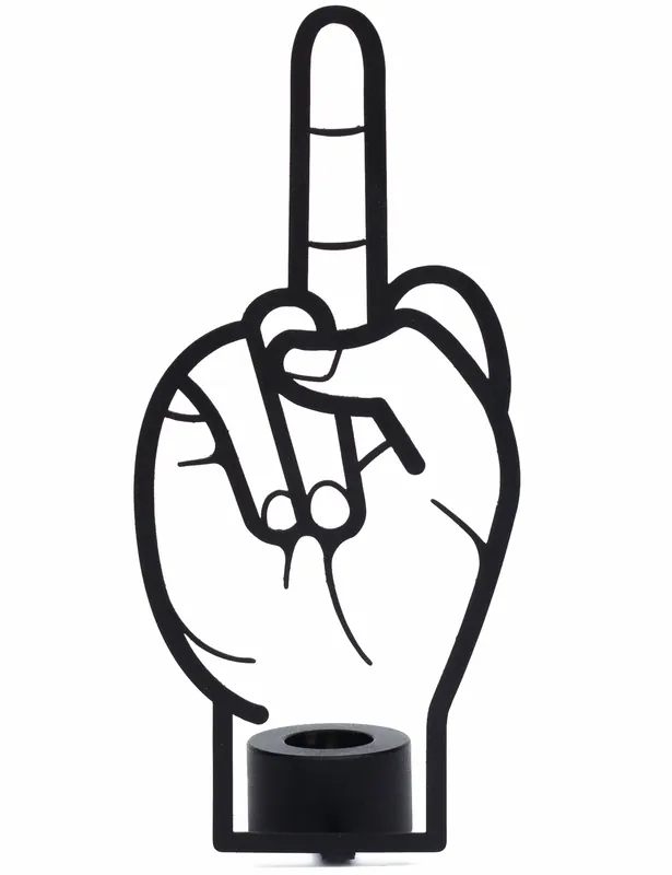 F*ck You Candle Holder - Black