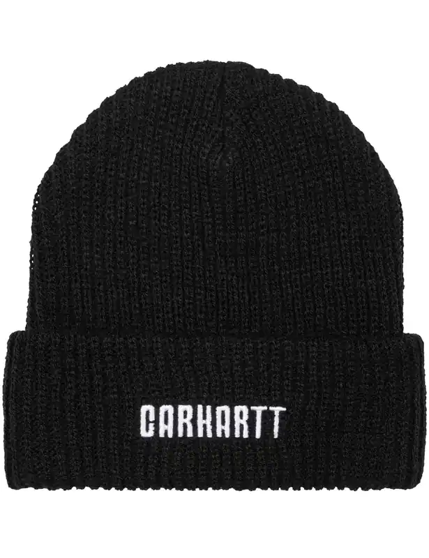 Industry Beanie Hat - Black/Wax