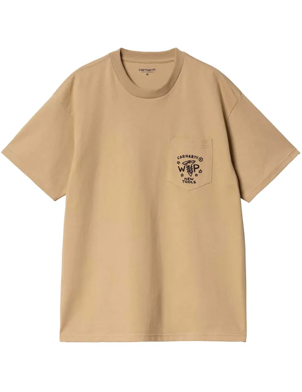 Fragment Pocket T-Shirt - Dusty H Brown