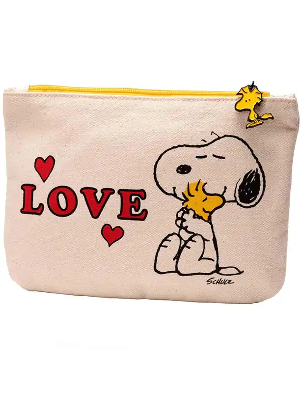 Snoopy Zip Pouch - Love