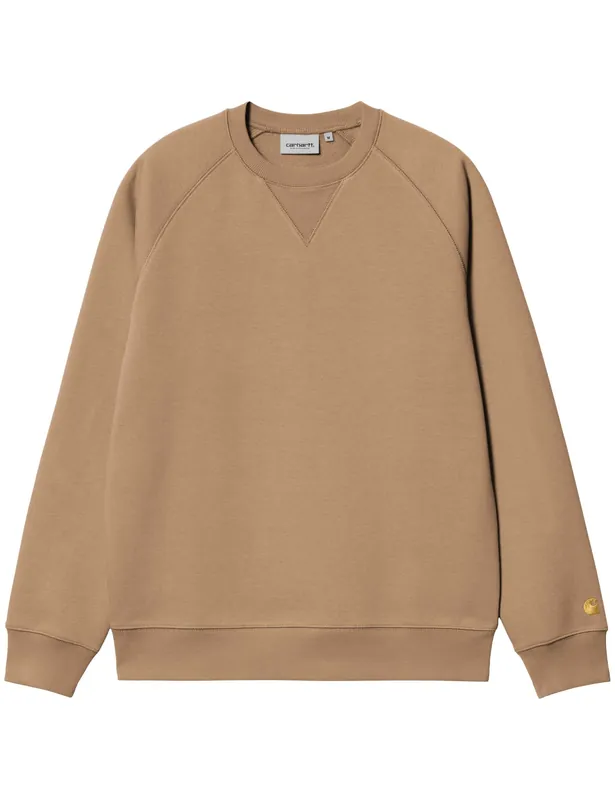 Chase Cew Sweatshirt - Dusty Hamilton Brown/Gold