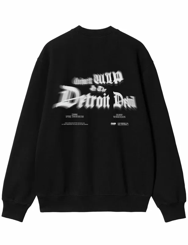 Greatest Flicks Crew Sweatshirt - Black