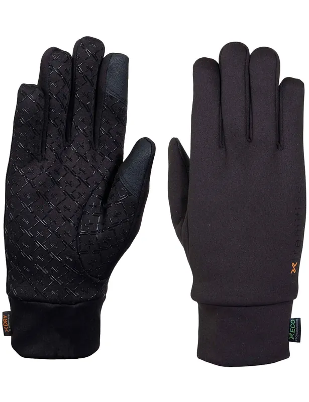 Contact Insulated Waterproof Power Liner Gloves - Black