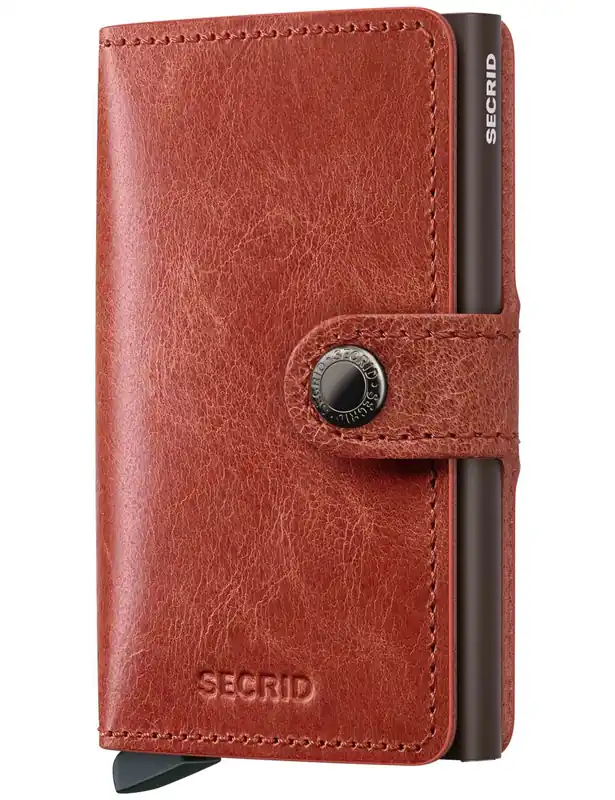 Mini Wallet - Vintage Orange