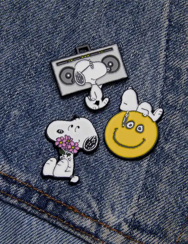 Snoopy Enamel Pin Badge - Good Vibes, Nice Day