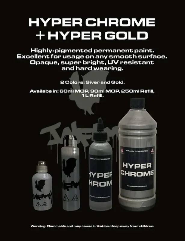 Shoe Mop (4oz) - Hyper Chrome Paint