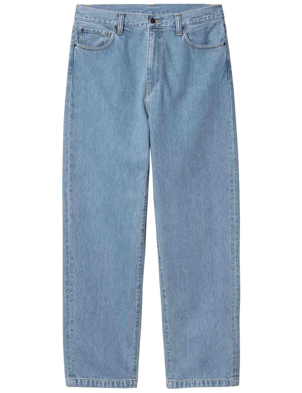 Aaron Denim Pant - Blue, Stone Bleached Wash