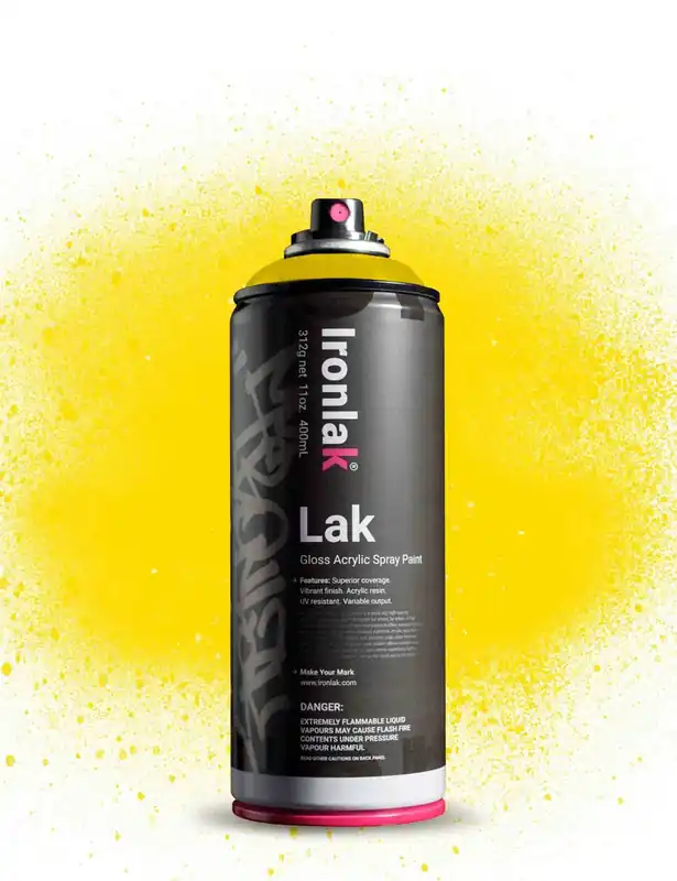 Gloss Acrylic Spray Paint (400ml) - Vizies Smiley Face