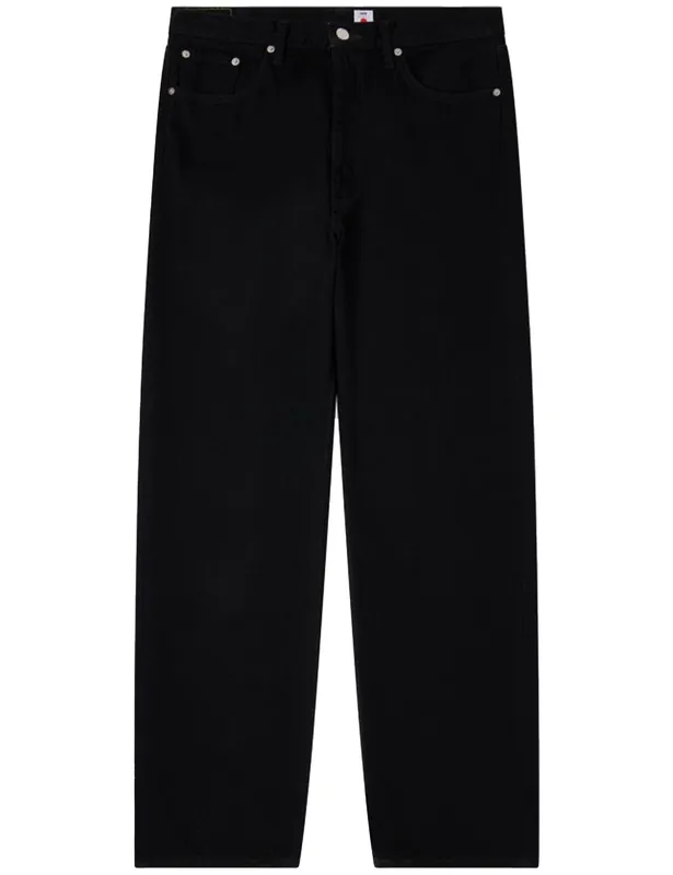 Loose Jeans - Black, Unwashed