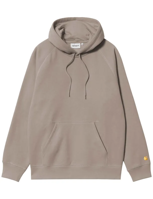 Chase Hooded Sweatshirt - Dusky Beige/Gold