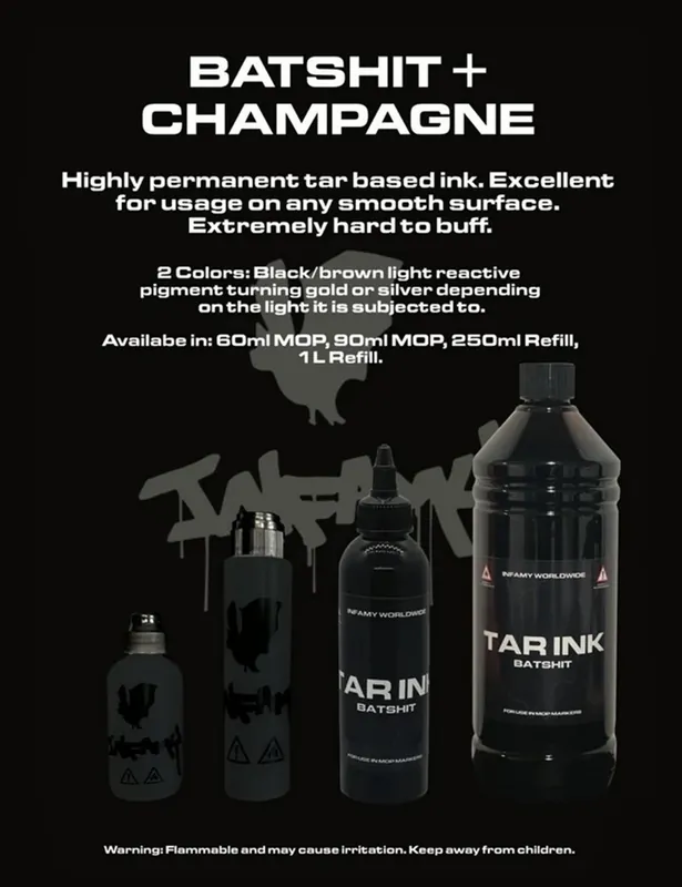 Paint Mop (90ml) - Champagne Tar Ink