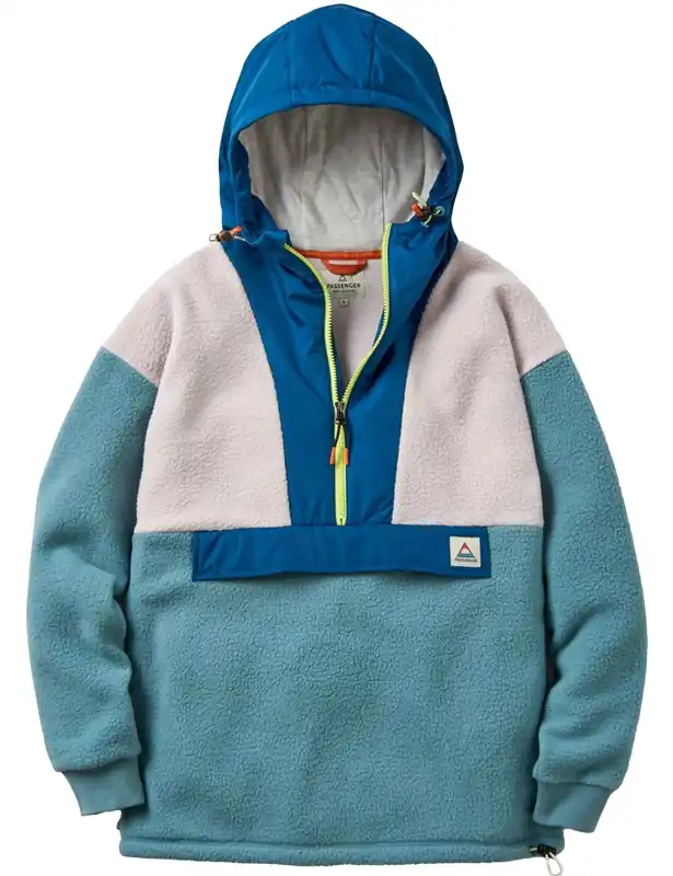 Women's Maren 1/2 Zip Hooded Sherpa Fleece - Arctic