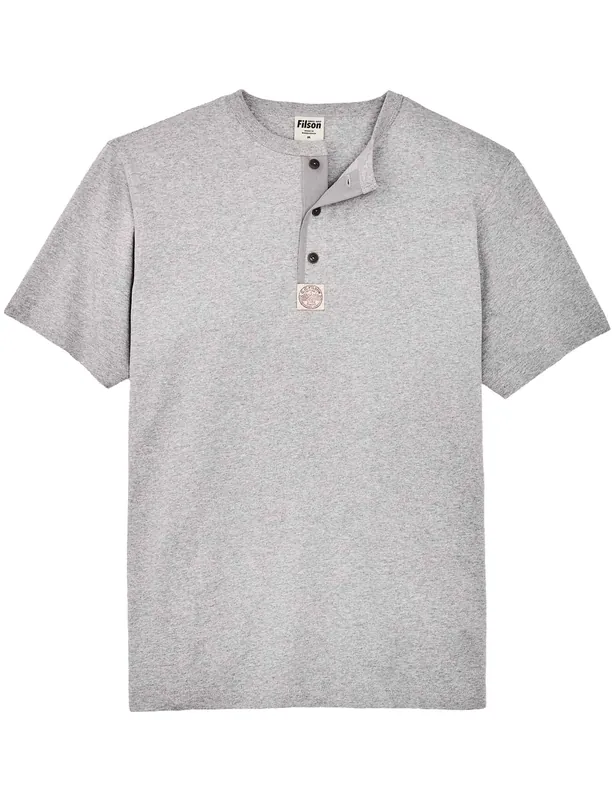 Frontier Henley T-Shirt - Grey Heather