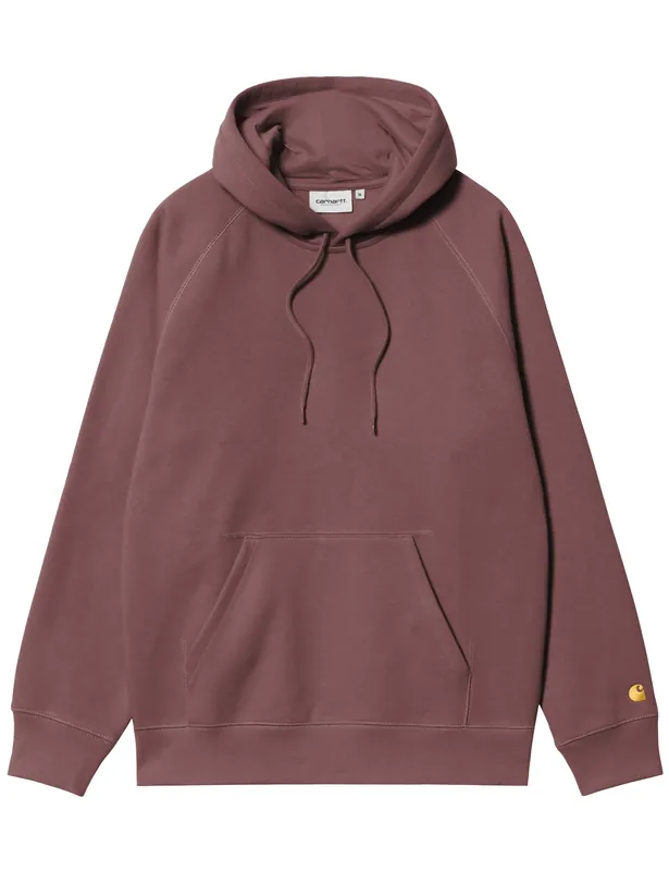 Chase Hooded Sweatshirt - Dusky Pink/Gold