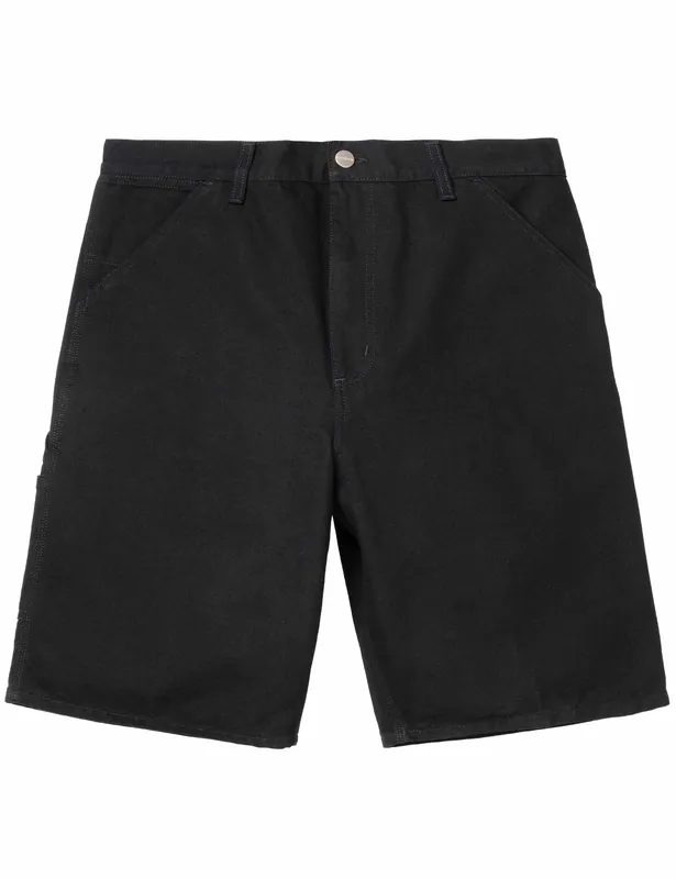 Single Knee Shorts - Black